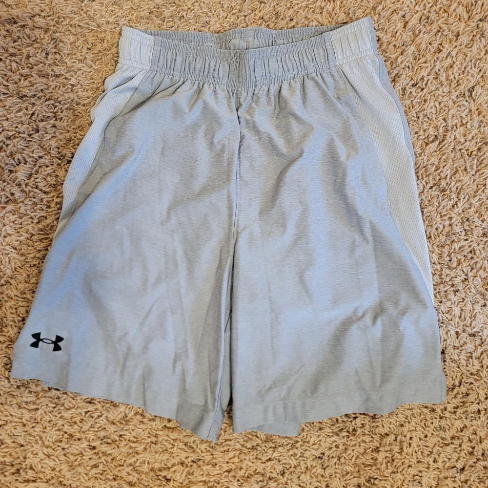 Under Armour Light Gray Performance Shorts